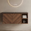 Meuble-lavabo mural Nature 48 po avec comptoir, sans lavabo-135318148
