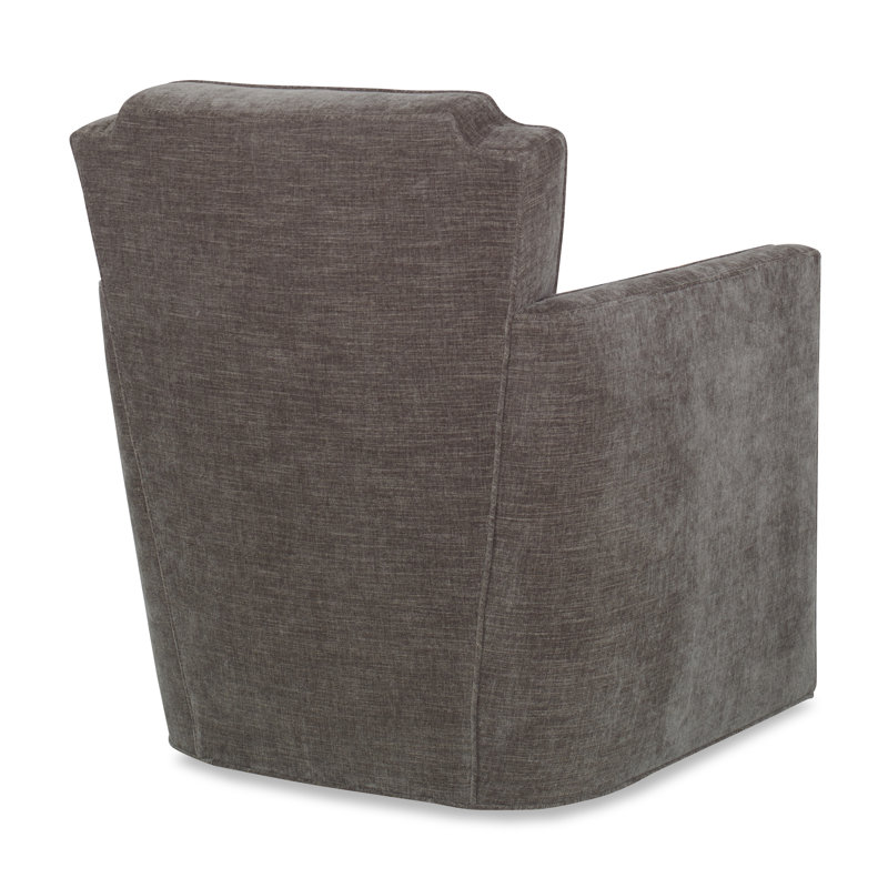 Elise Swivel Armchair, Venice Ivory 100% Polyester