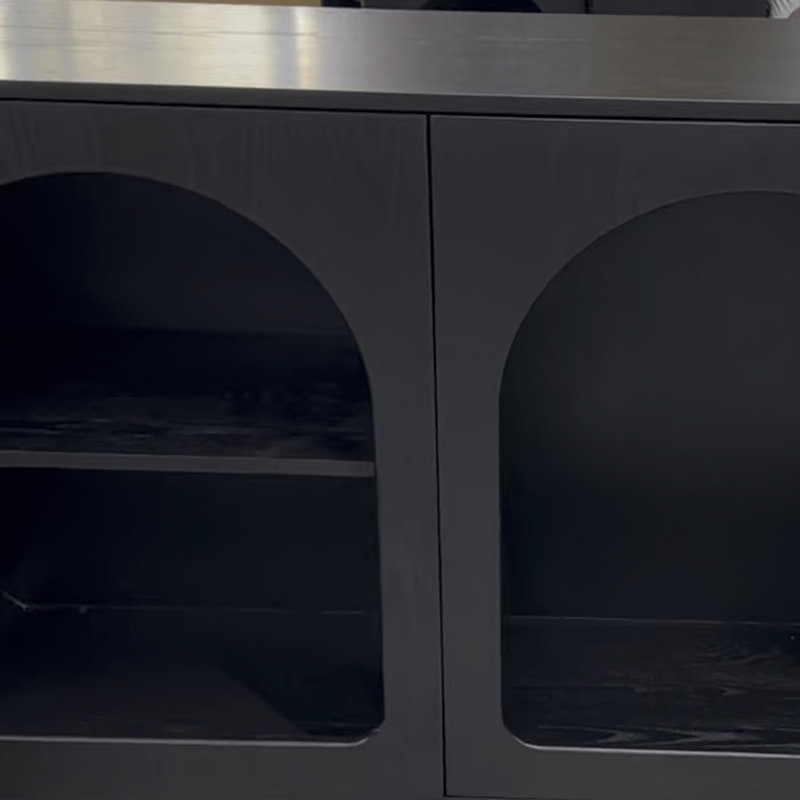 Modern art creative solid wood accent cabinet