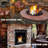 6 Small Piece Set of Birch Ceramic Wood Logs and Accessories for All Types of Indoor Gas Inserts