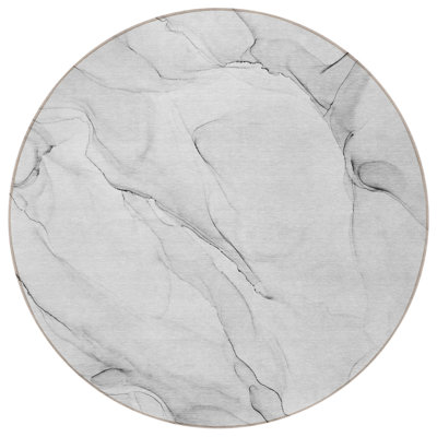 Tapis d'intérieur rond 8 po