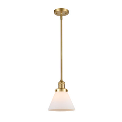 Luminaire suspendu conique à 1 lumière Milardo