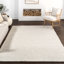 Tapis ivoire tressé à la main Dunanney-27683950