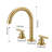 ArcTide High-Arc Widespread Bathroom Sink Faucet 2-Handle with Drain Assembly-119321866