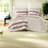 Soft Microfiber Bedding Sets, Twin Xl Stripe Texture For Modern Home