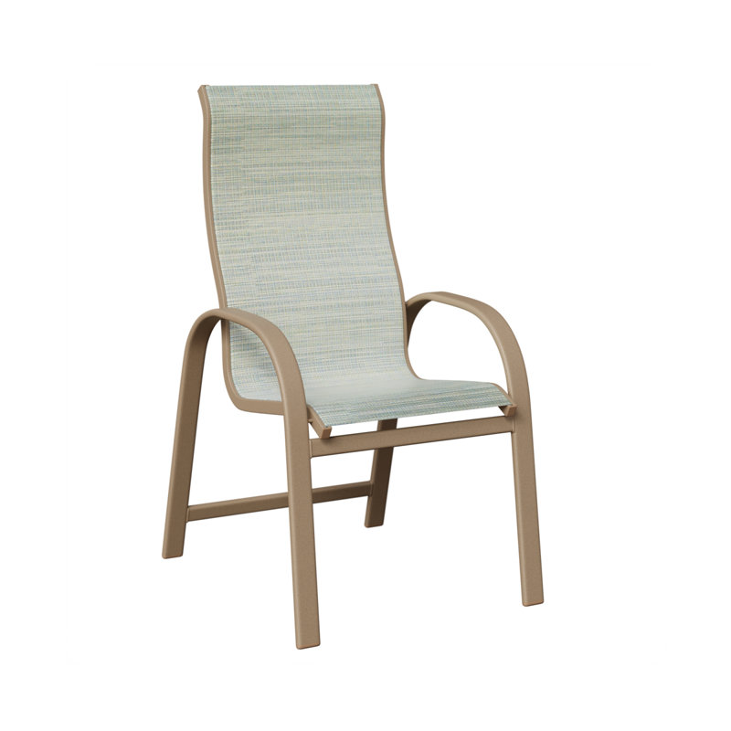 Chaise de salle à manger Berlin, Martinique, Aluminium, chêne, veine de bois