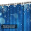 Rideau de douche Winter Abstract Snow-441424801