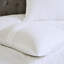 Lit double / grand en coton croisé, blanc, design simple et élégant confortable