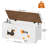  Storage Bench, Toy Box Organizer with Puppy Pattern,Toy Box and Organizer