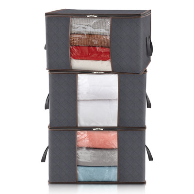 Ensemble de rangement en tissu 3 pièces