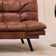 71" Convertible Faux Leather Futon Twin Size with Adjustable Arms