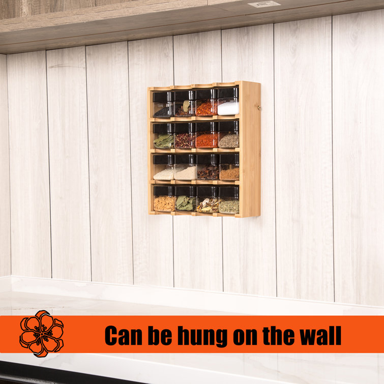 Free-Standing Bamboo Spice Rack Latitude Run