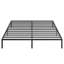 Metal Platform Bed Frame King, With A Dependable Foundation And An Elegant Look King No Box Spring, Black, Featuring Contemporary Design