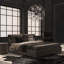 Esteracae 8 Light 36in x 36in Pendant in Black with Clear Radiance Crystals-1516989091