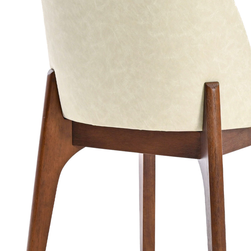  Ensemble de 6 chaises de salle à manger en similicuir Bason, Beige, 6