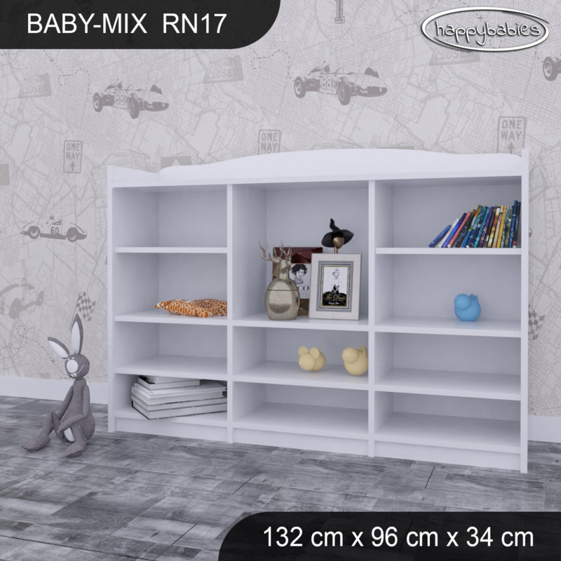 96cm H X 132cm W Kids Cube, White