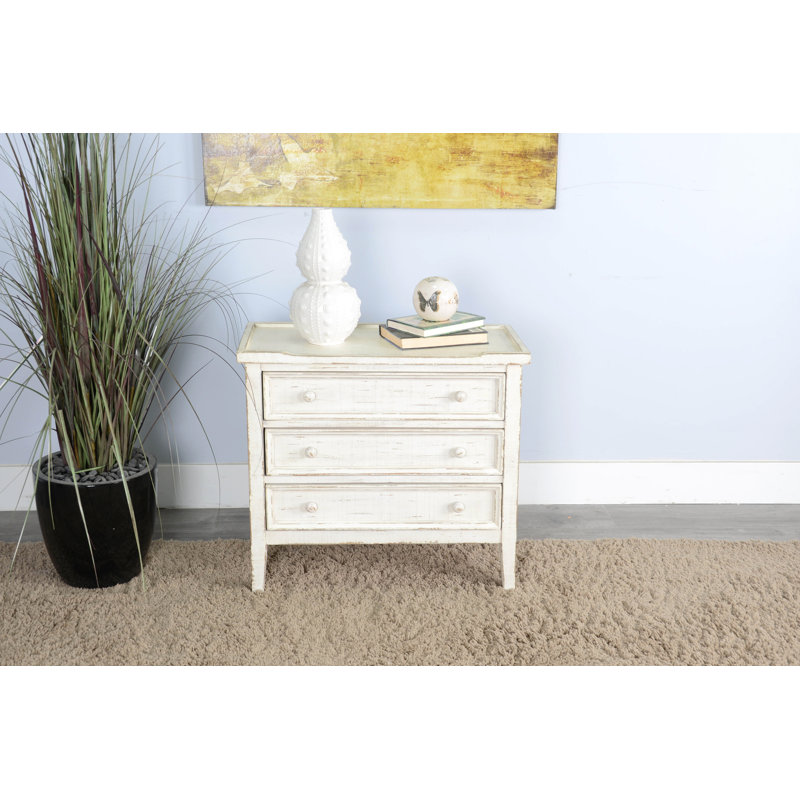 Commode latérale Ariel, Sable blanc