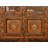 76" Vintage Hand-Painted Wooden Storage Cabinet with Hindu Deity Artwork - Distressed Antique Finish Dragon Motif Armoire for Living Room Bedroom Entryway Decor