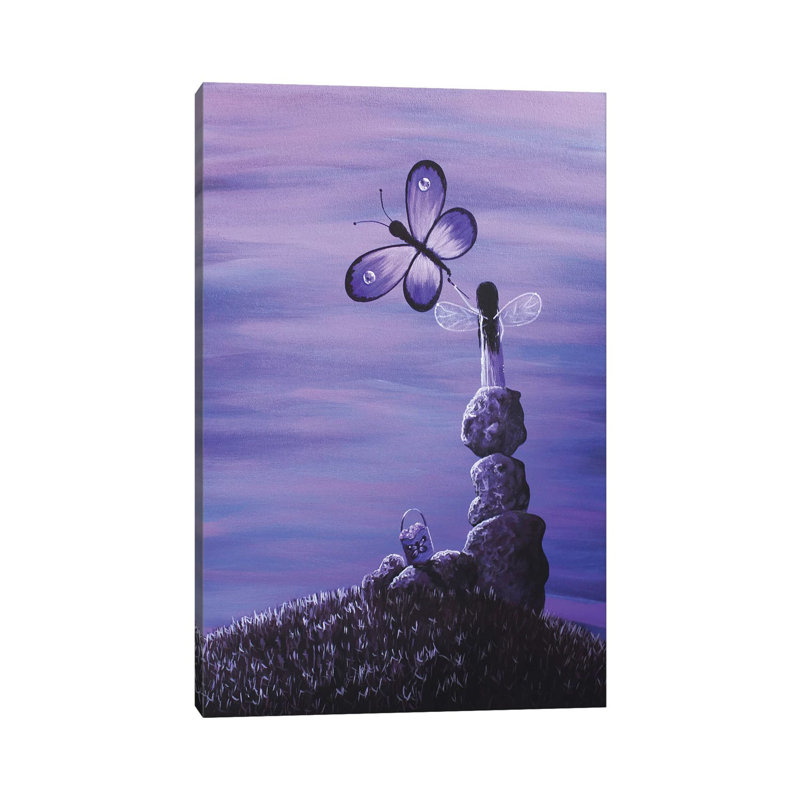 Amethyst Fairy - Print on Canvas, Wrapped Canvas, 30.48 cm H x 45.72 cm W