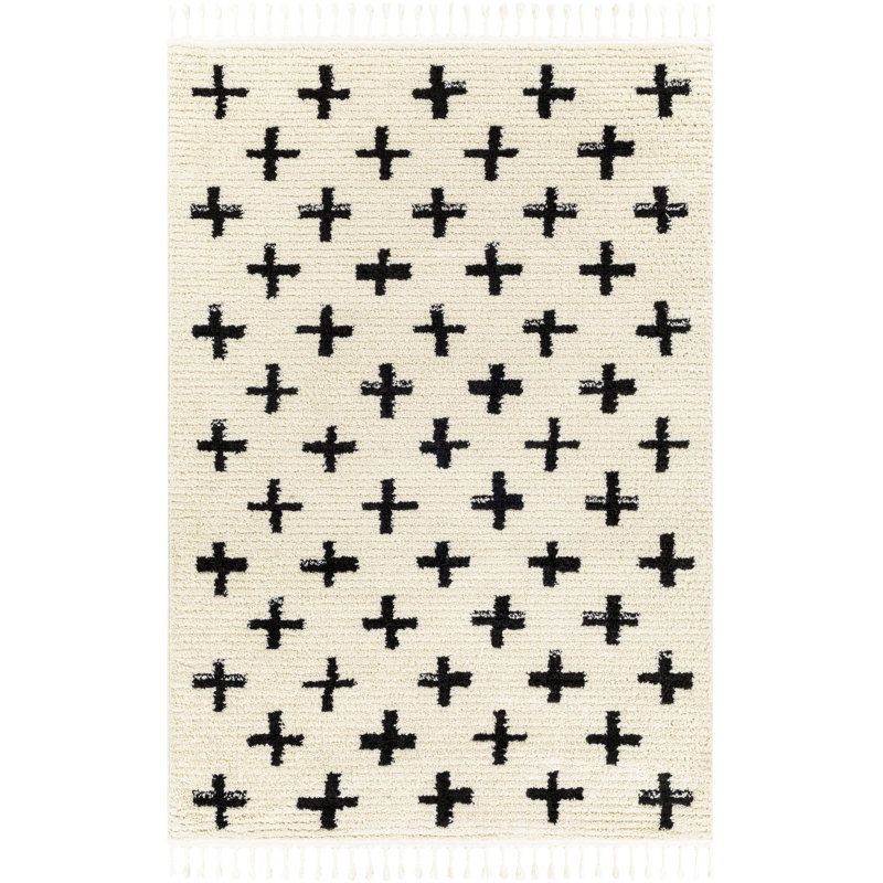 Geometric Indoor Rug, Rectangle 9'2" x 12'