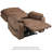 Oversized Lift Chair Lay Flat 74.8" Length, Large Power Lift Recliner For Elderly, Extra Wide Heated Massage Chair For Big And Tall In 24.8" Seat Width, 400 Lbs-1162303645