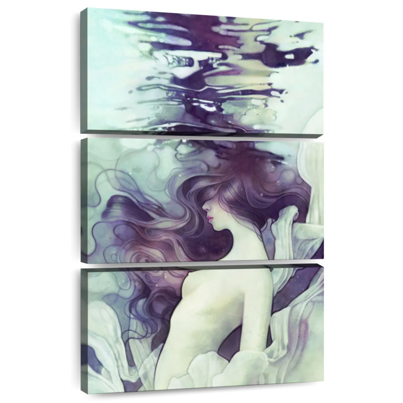 Leisha submergée dérive, H 45 po x l 28 po