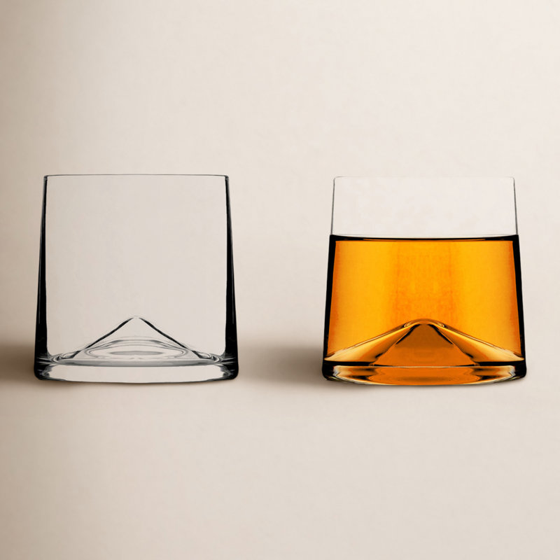 Monti Handmade Crystal Whiskey Glass, 8.12 oz.