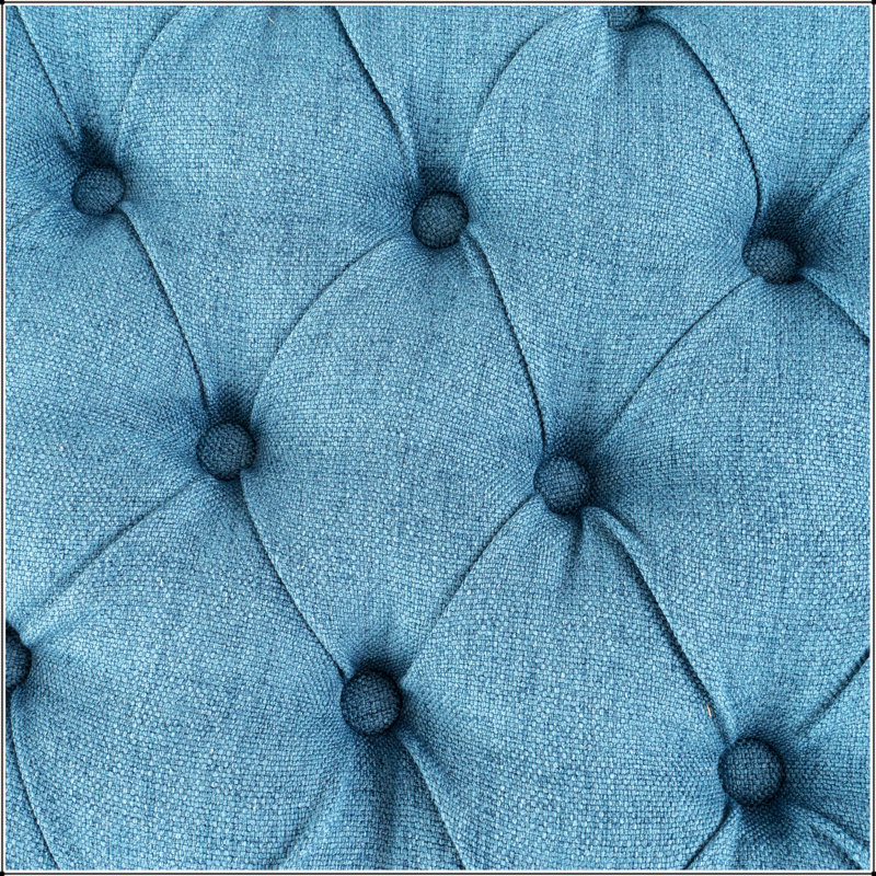 OTTOMAN DE RANGEMENT JULiana, Bleu