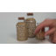 Ensemble de 3 pots décoratifs en treillis naturel avec bouchon en liège