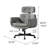 Cross-Legged Office Chair With Adjustable Armrests, Seat Height & Removable Headrest-1538526801