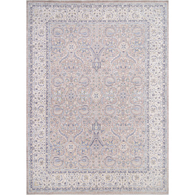 One-of-a-Kind 9'9" x 13'6" Area Rug in Light Brown/Gray/Beige/Light Green