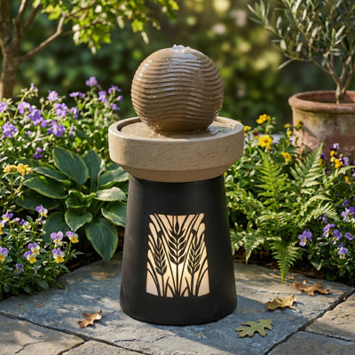 Fontaine d'extérieur en résine mdj pottery