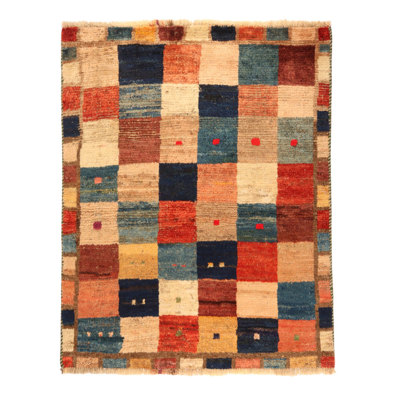 One-of-a-Kind 3'4" X 4'4" Hand Knotted Area Rug