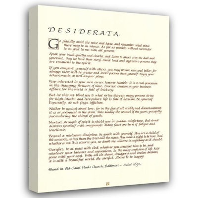 Desiderata
