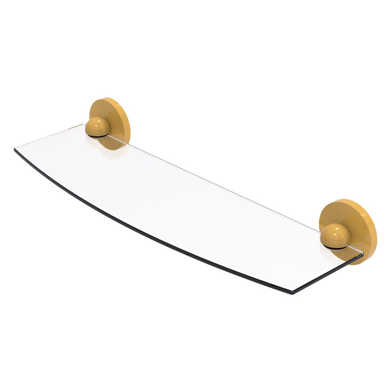 Tablette flottante Skyline, H 2,8 po x l 18 po x P 6,1 po, Or espagnol