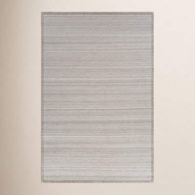 Eljah Cream Hand-Woven Flatweave Rug