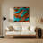 Neo Expressionism 72 Brown Metal Wall Art