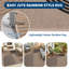 Tapis à rayures en jute Modern Modern-889464301-889464274
