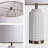 SIMPOL HOME 25 in. Ceramic Table Lamp with Natural White Linen Shade
