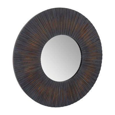 Pazar Solid Wood Flat Wall Mirror