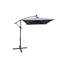 Parasol rectangulaire à DEL pour terrasse 2 x 3 m - protégé contre l'eau, avec base en croix pour évent extérieur pour piscine, abat-jour