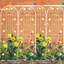 71'' H x 79.5'' W Iron Trellis