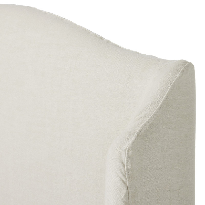 Meryl Upholstered Wingback Bed, Broadway Mist, King