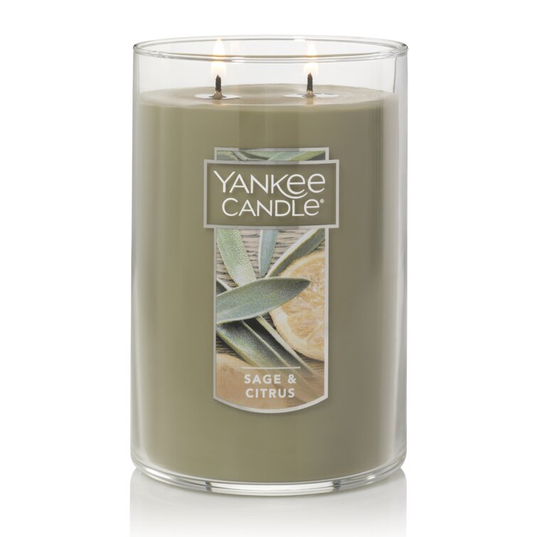 Yankee Candle Sage & Citrus Signature Large Tumbler Candle 