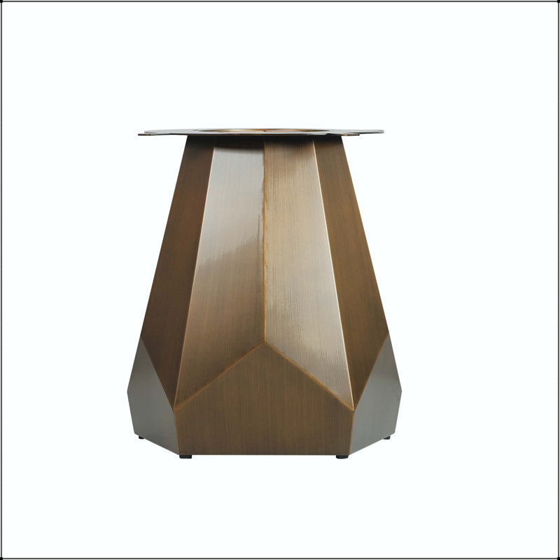 Table de salle à manger 59,05 po, 29.53"H x 59.05"L x 59.05"W, White/Grey