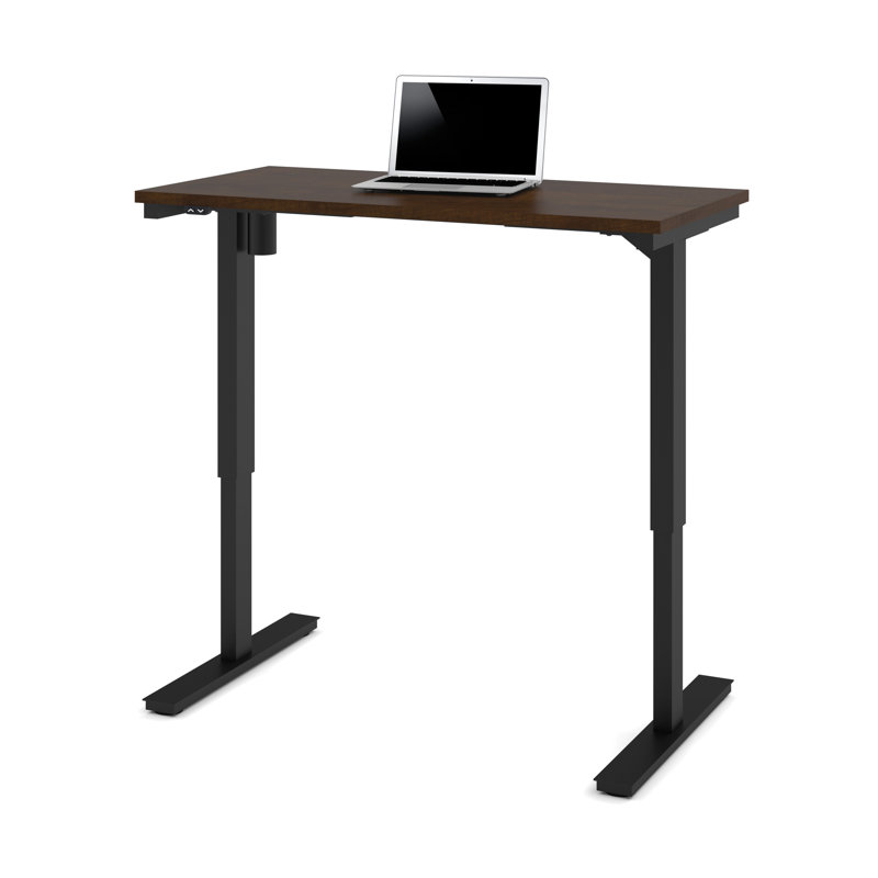 Adjustable Standing Desk, 45" H x 48" W x 24" D, Deep Gray