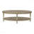 Oval Coffee Table With Shelf