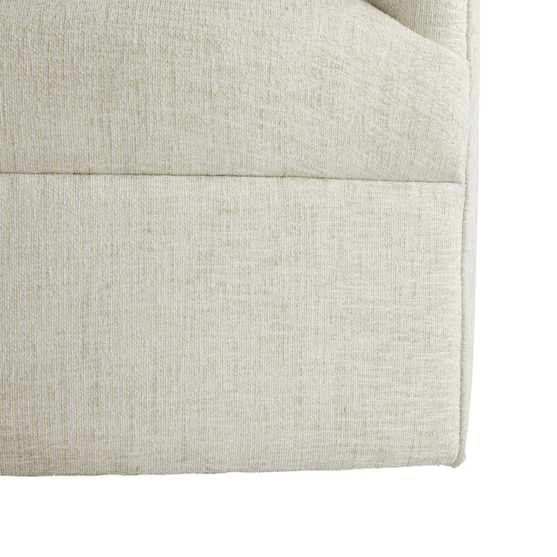 Delfino Chair Frost Linen Swivel