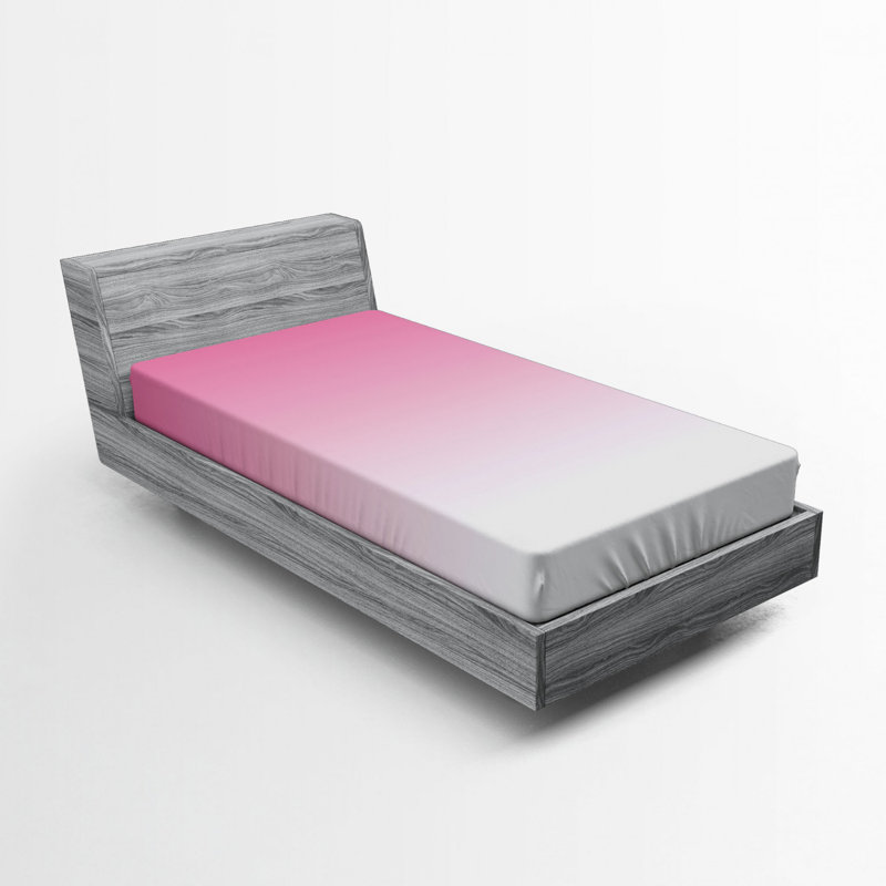 Microfiber Fitted Sheet, Twin XL Fitted Sheet, Dreamy Pale Pink