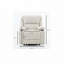 Fauteuil inclinable à télécommande chauffant et chauffant-935822035